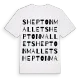 Shepton Mallet ordlek t-shirt