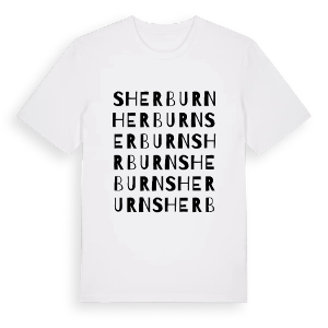 Sherburn ordlek t-shirt – ekologisk bomull t-shirt från Pinshirt