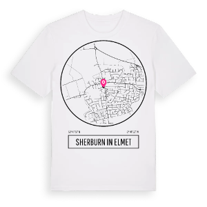Sherburn in Elmet t-shirt – ekologisk bomull t-shirt från Pinshirt