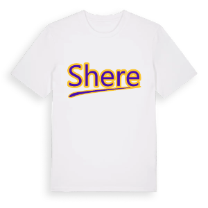 Shere baseball t-shirt – ekologisk bomull t-shirt från Pinshirt