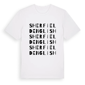 Sherfield English ordlek t-shirt – ekologisk bomull t-shirt från Pinshirt
