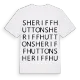 Sheriff Hutton ordlek t-shirt