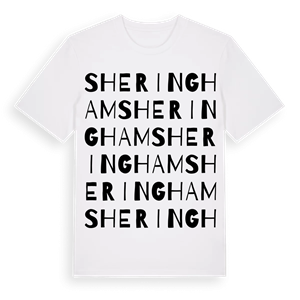 Sheringham ordlek t-shirt – ekologisk bomull t-shirt från Pinshirt