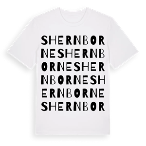 Shernborne ordlek t-shirt – ekologisk bomull t-shirt från Pinshirt