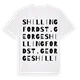 Shillingford St. George ordlek t-shirt