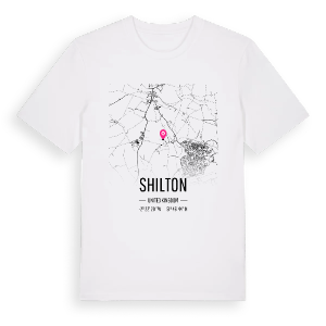 Shilton karta t-shirt – ekologisk bomull t-shirt från Pinshirt