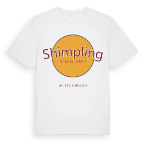 Shimpling cirkel t-shirt – ekologisk bomull t-shirt från Pinshirt