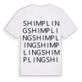 Shimpling ordlek t-shirt