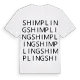 Shimpling ordlek t-shirt
