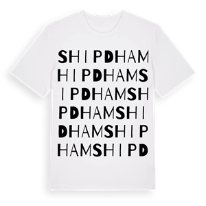 Shipdham ordlek t-shirt – ekologisk bomull t-shirt från Pinshirt
