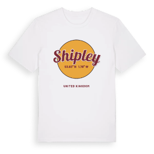 Shipley cirkel t-shirt – ekologisk bomull t-shirt från Pinshirt