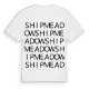 Shipmeadow ordlek t-shirt