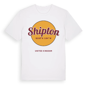 Shipton cirkel t-shirt – ekologisk bomull t-shirt från Pinshirt