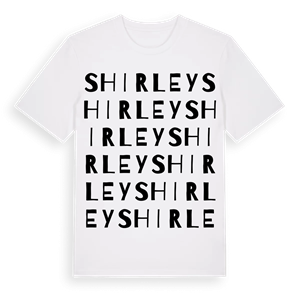 Shirley ordlek t-shirt – ekologisk bomull t-shirt från Pinshirt