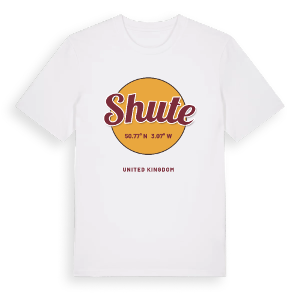 Shute cirkel t-shirt – ekologisk bomull t-shirt från Pinshirt
