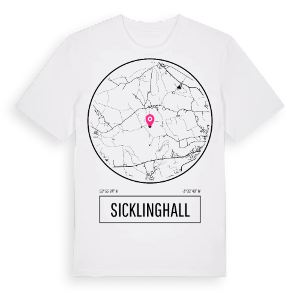Sicklinghall t-shirt – ekologisk bomull t-shirt från Pinshirt