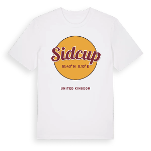 Sidcup cirkel t-shirt – ekologisk bomull t-shirt från Pinshirt