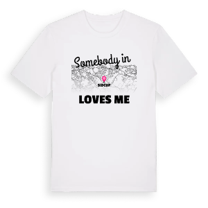 Någon i Sidcup älskar mig t-shirt – ekologisk bomull t-shirt från Pinshirt