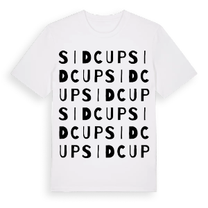 Sidcup ordlek t-shirt – ekologisk bomull t-shirt från Pinshirt
