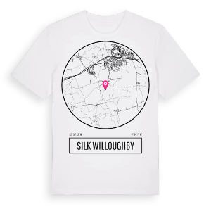 Silk Willoughby t-shirt – ekologisk bomull t-shirt från Pinshirt