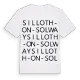 Silloth-on-Solway ordlek t-shirt