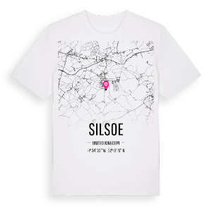 Silsoe karta t-shirt – ekologisk bomull t-shirt från Pinshirt