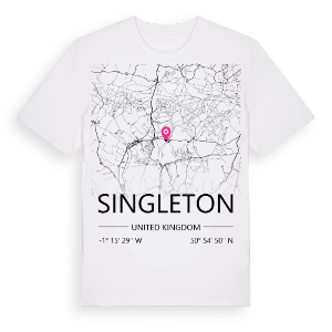 Singleton karta t-shirt – ekologisk bomull t-shirt från Pinshirt