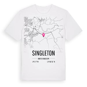 Singleton karta t-shirt – ekologisk bomull t-shirt från Pinshirt