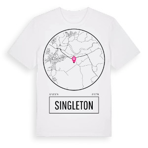 Singleton t-shirt – ekologisk bomull t-shirt från Pinshirt
