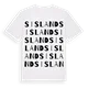 Sisland ordlek t-shirt