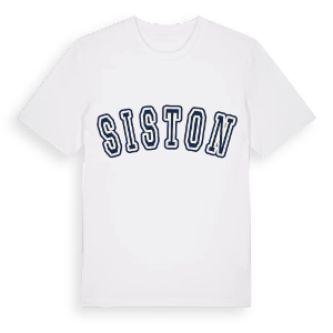 Siston college t-shirt – ekologisk bomull t-shirt från Pinshirt