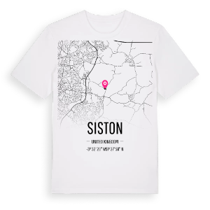 Siston karta t-shirt – ekologisk bomull t-shirt från Pinshirt