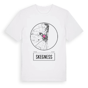Skegness t-shirt – ekologisk bomull t-shirt från Pinshirt