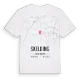 Skelding karta t-shirt