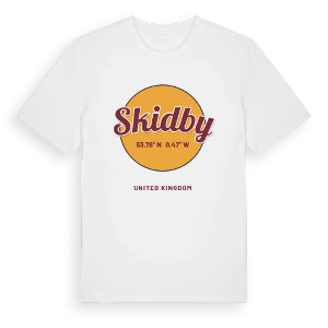 Skidby cirkel t-shirt – ekologisk bomull t-shirt från Pinshirt