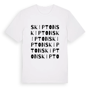 Skipton ordlek t-shirt – ekologisk bomull t-shirt från Pinshirt