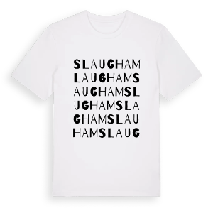 Slaugham ordlek t-shirt – ekologisk bomull t-shirt från Pinshirt