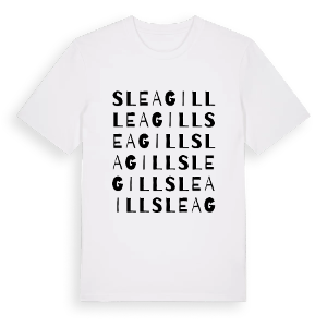 Sleagill ordlek t-shirt – ekologisk bomull t-shirt från Pinshirt