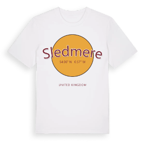 Sledmere cirkel t-shirt – ekologisk bomull t-shirt från Pinshirt