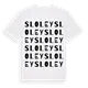Sloley ordlek t-shirt
