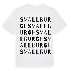 Smallburgh ordlek t-shirt – ekologisk bomull t-shirt från Pinshirt