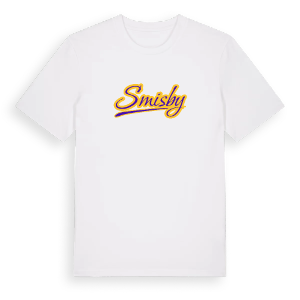 Smisby baseball t-shirt – ekologisk bomull t-shirt från Pinshirt