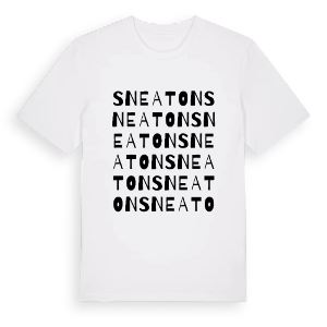 Sneaton ordlek t-shirt – ekologisk bomull t-shirt från Pinshirt