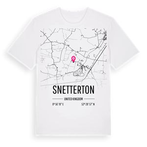 Snetterton karta t-shirt – ekologisk bomull t-shirt från Pinshirt