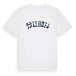 Solihull college t-shirt – ekologisk bomull t-shirt från Pinshirt