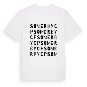Somerby CP ordlek t-shirt – ekologisk bomull t-shirt från Pinshirt