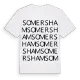 Somersham ordlek t-shirt
