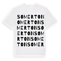 Somerton ordlek t-shirt
