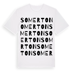 Somerton ordlek t-shirt – ekologisk bomull t-shirt från Pinshirt