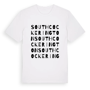 South Cockerington ordlek t-shirt – ekologisk bomull t-shirt från Pinshirt